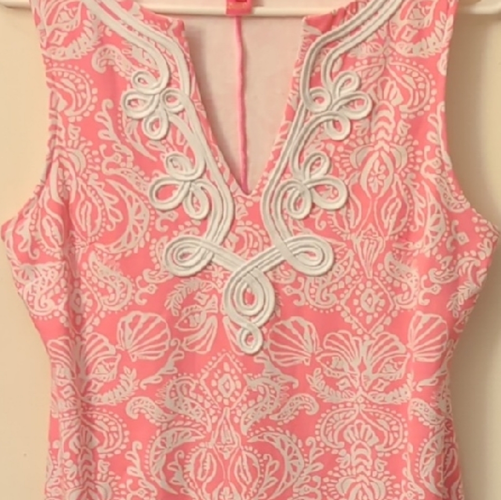 Lilly Pulitzer Pink Paisley-Print Sleeveless Dress S - Picture 6 of 6